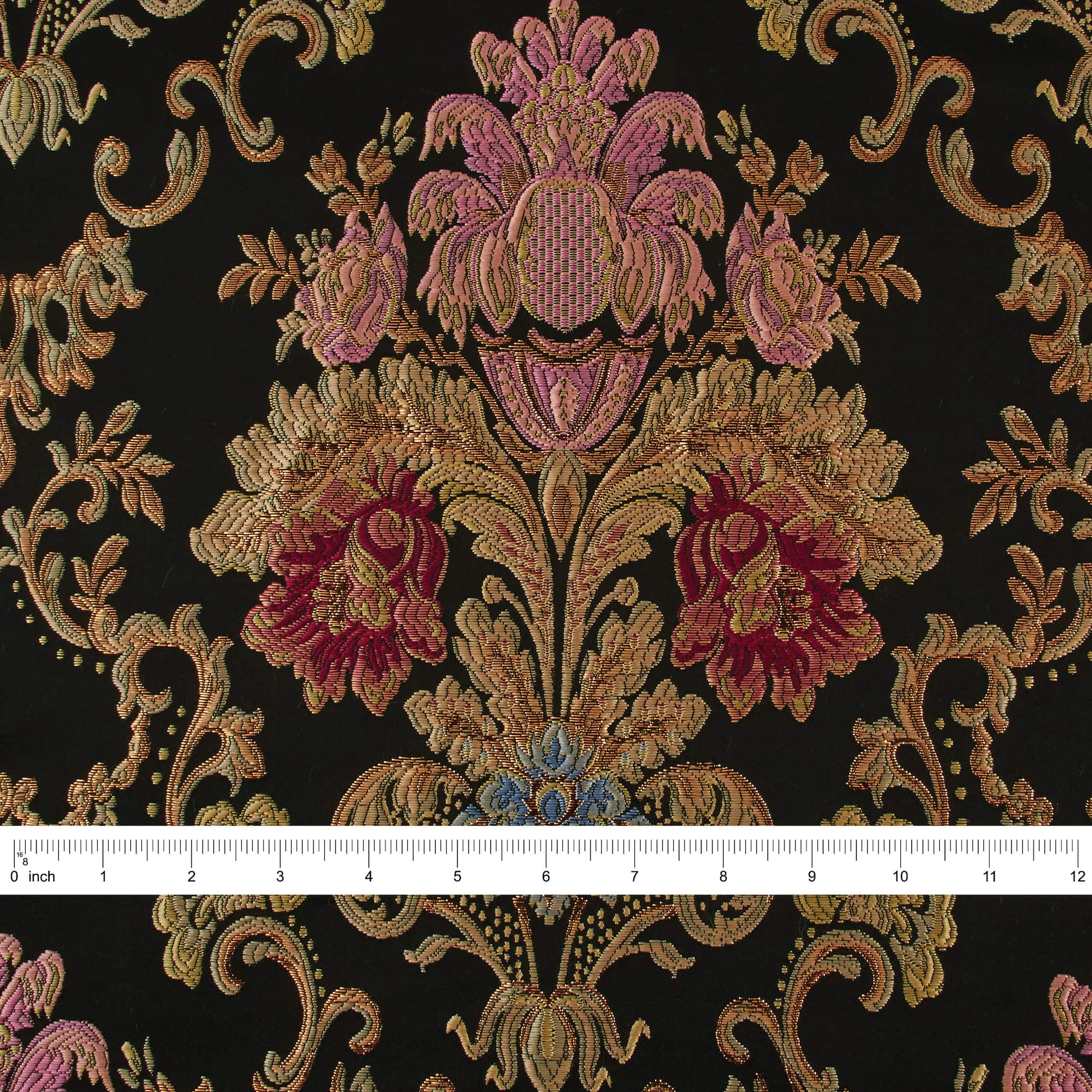 Cosplay by Yaya Han Metallic Floral Damask Brocade Fabric